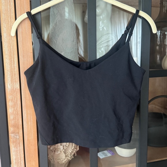 Lululemon Align Cropped Cami Tank Top sports bra scoop adjustable straps padding - Picture 2 of 10